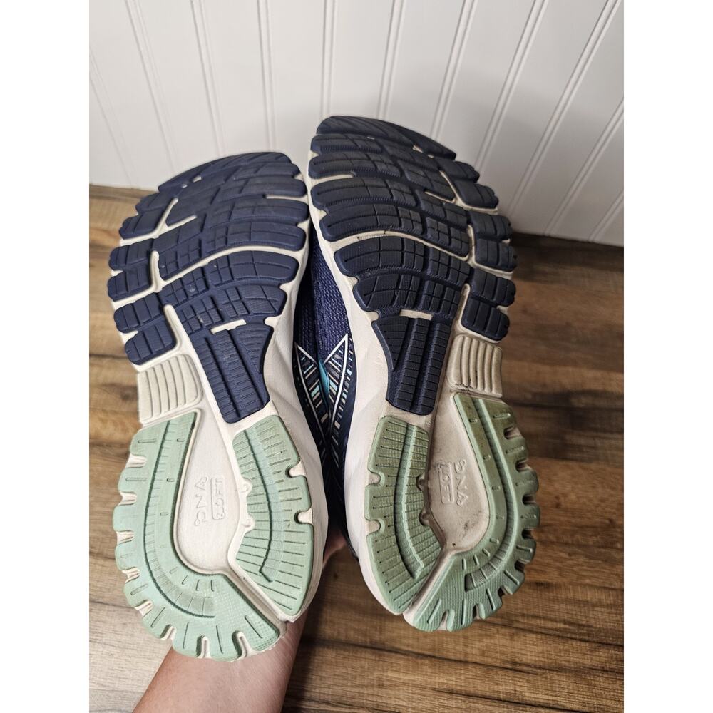 Brooks Adrenaline GTS 19 Guiderails Women's Size 9.5 W Shoes Blue 1202841B450 - Picture 9 of 10